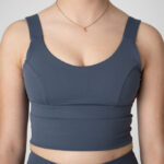 Top azul grisaceo