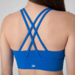Top azul rey