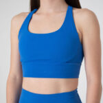 Top azul rey
