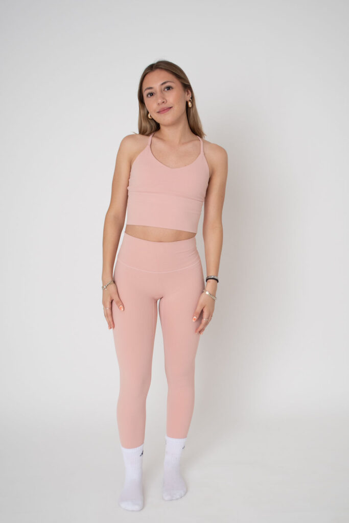 Legging rosa claro