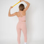 Legging rosa claro