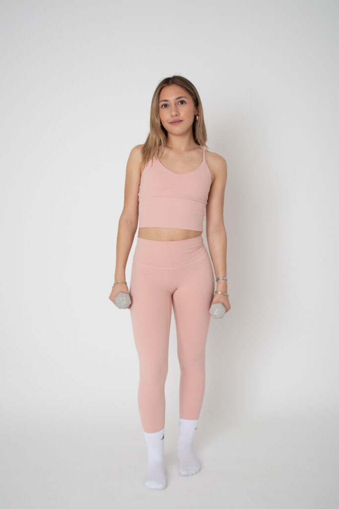 Top rosa claro
