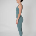 Legging verde azulado