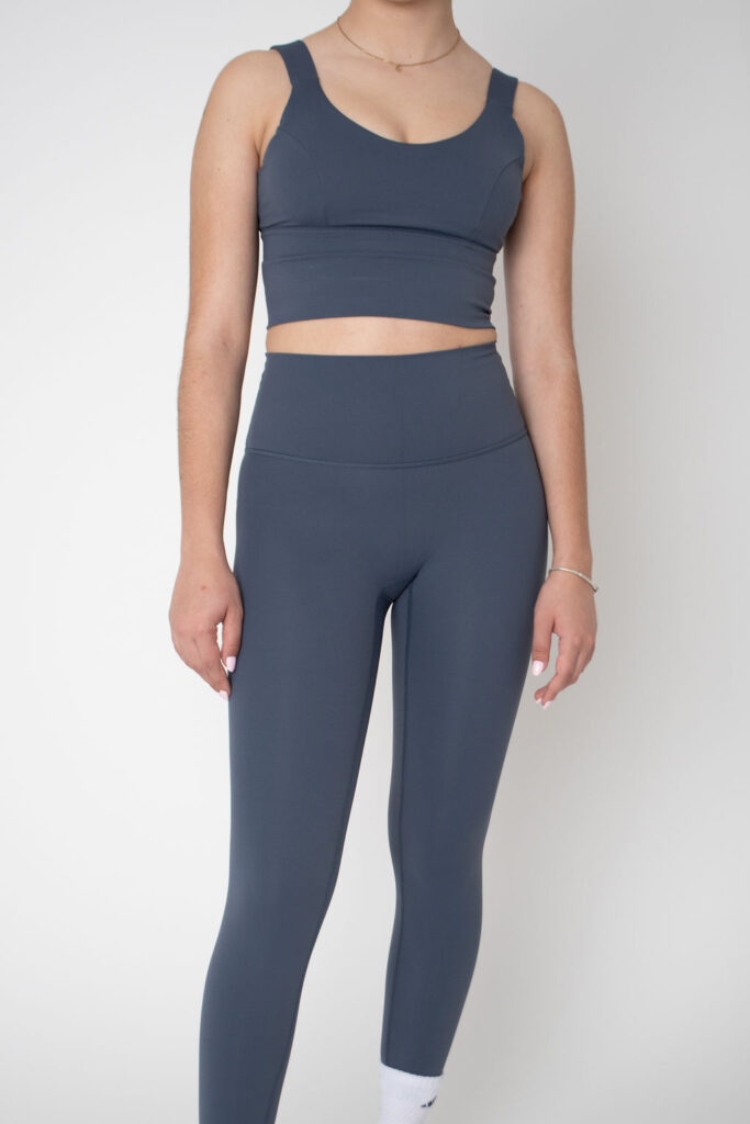 Legging azul grisaceo