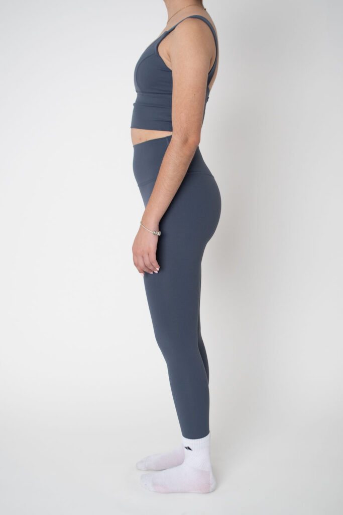 Legging azul grisaceo
